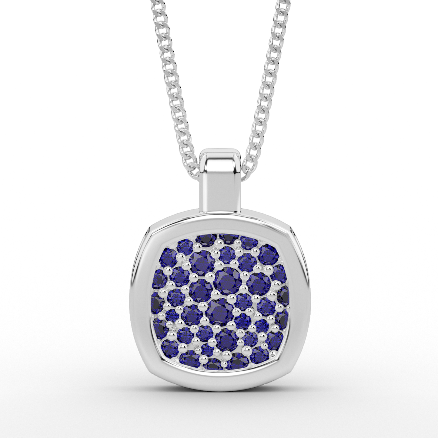 Henosis Standard Cushion Pendant