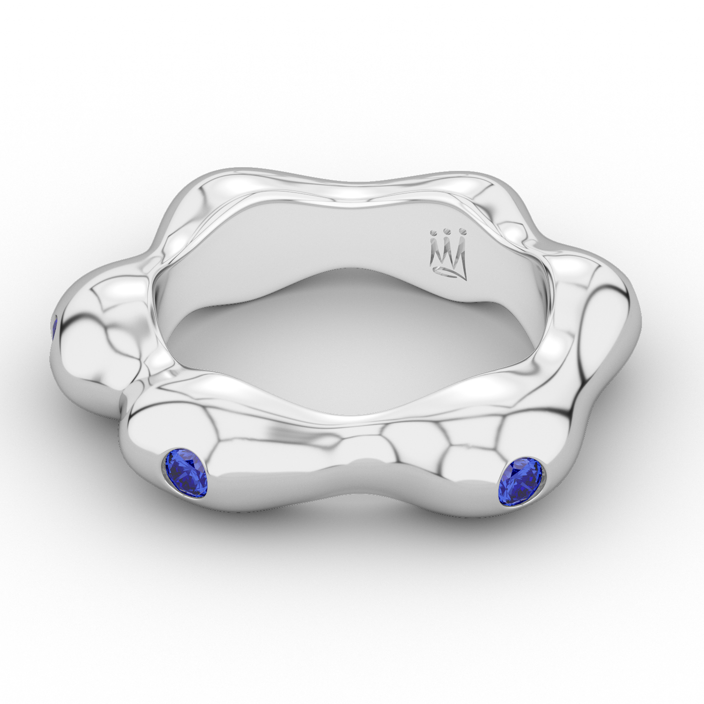 Illusion organic band ring