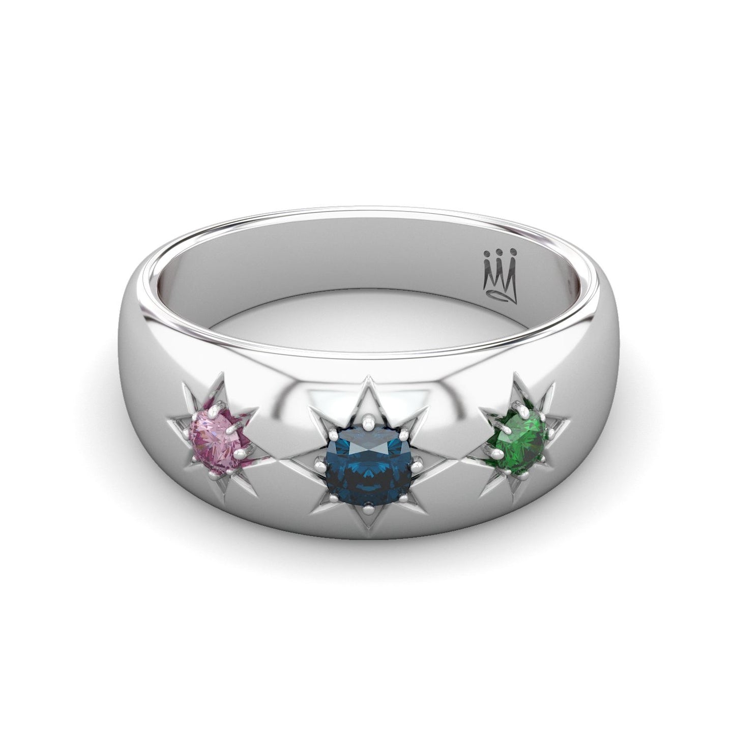 Bella star set gypsy ring