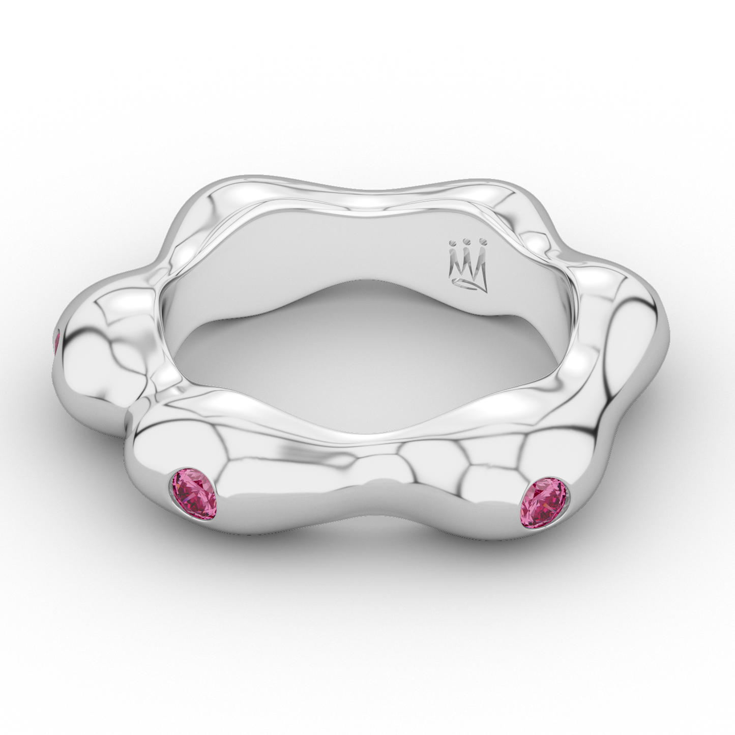Illusion organic band ring