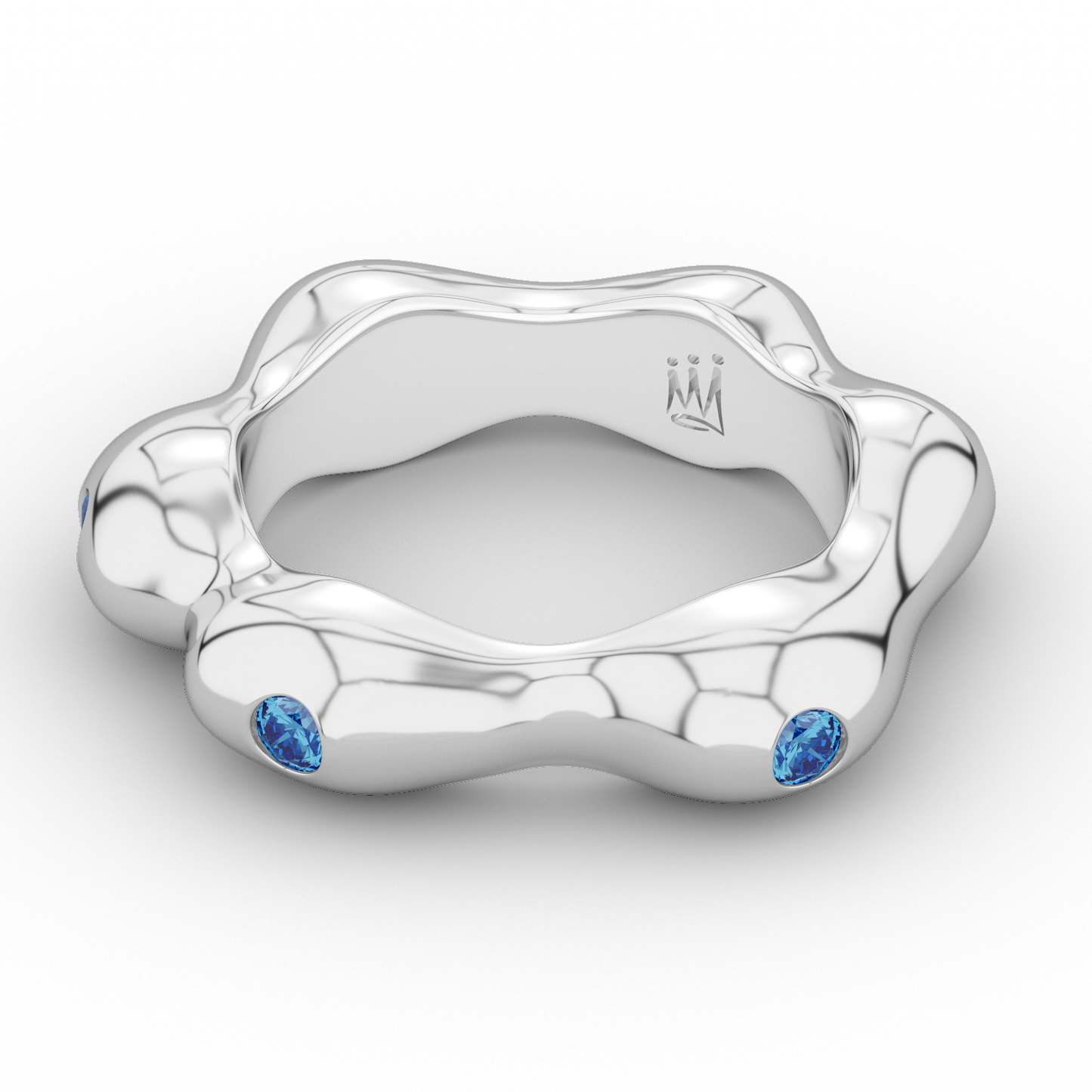 Illusion organic band ring