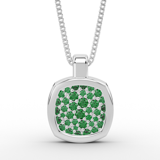 Henosis Standard Cushion Pendant