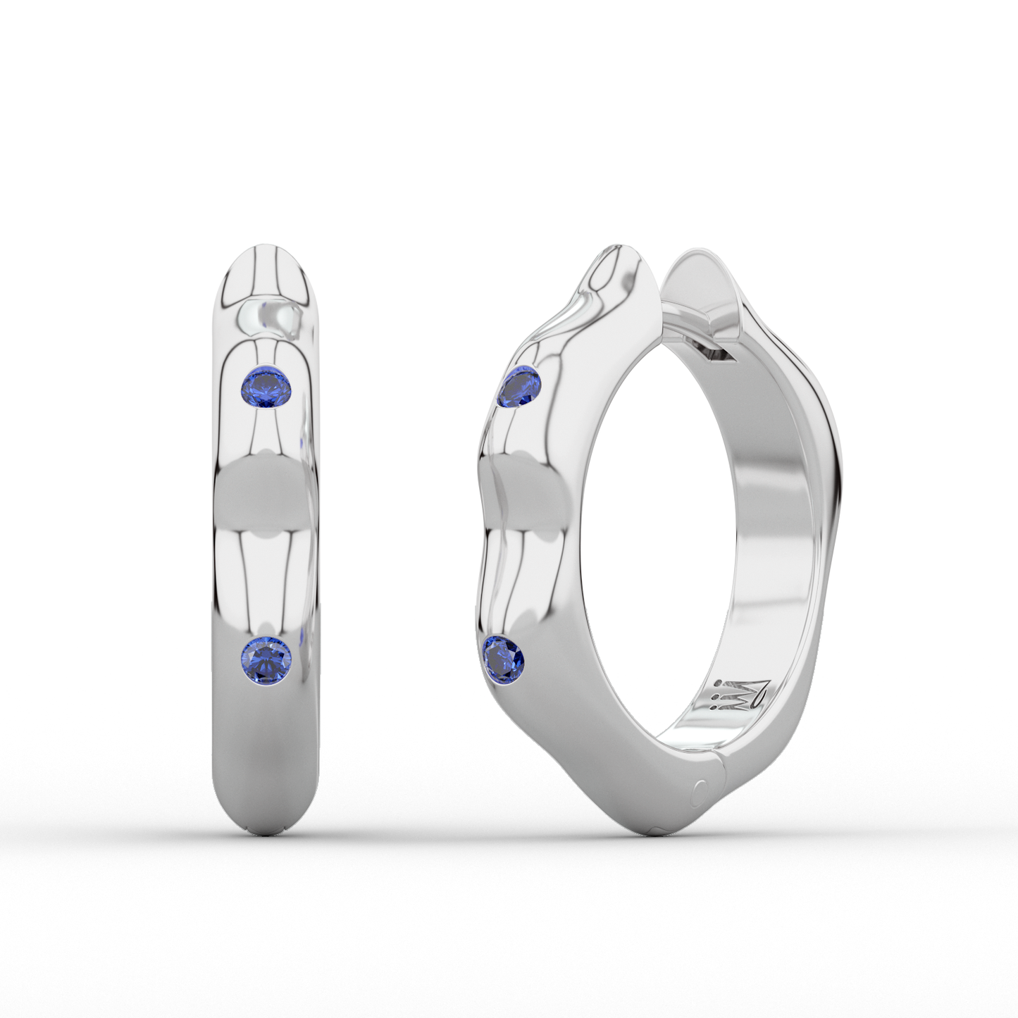 Illusion organic earrings
